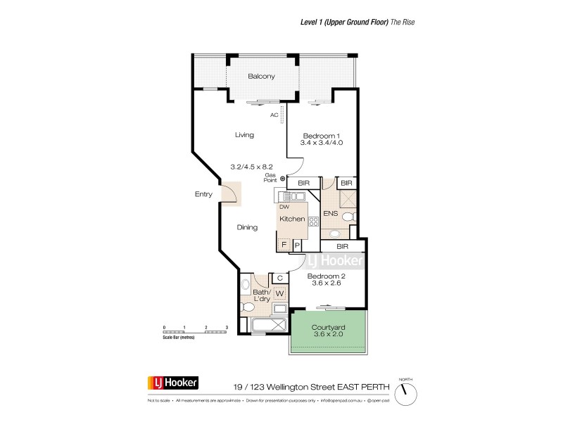 19/123 Wellington Street, East Perth WA 6004 Floorplan