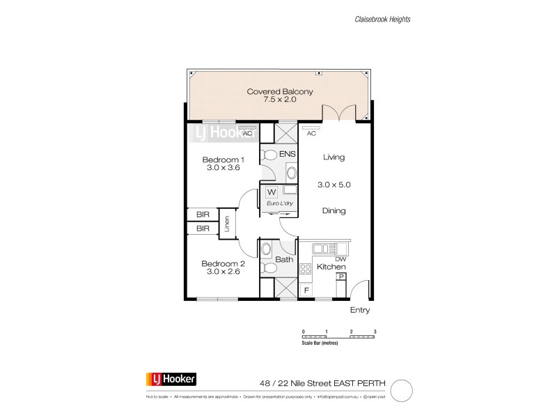 48/22 Nile Street, East Perth WA 6004 Floorplan