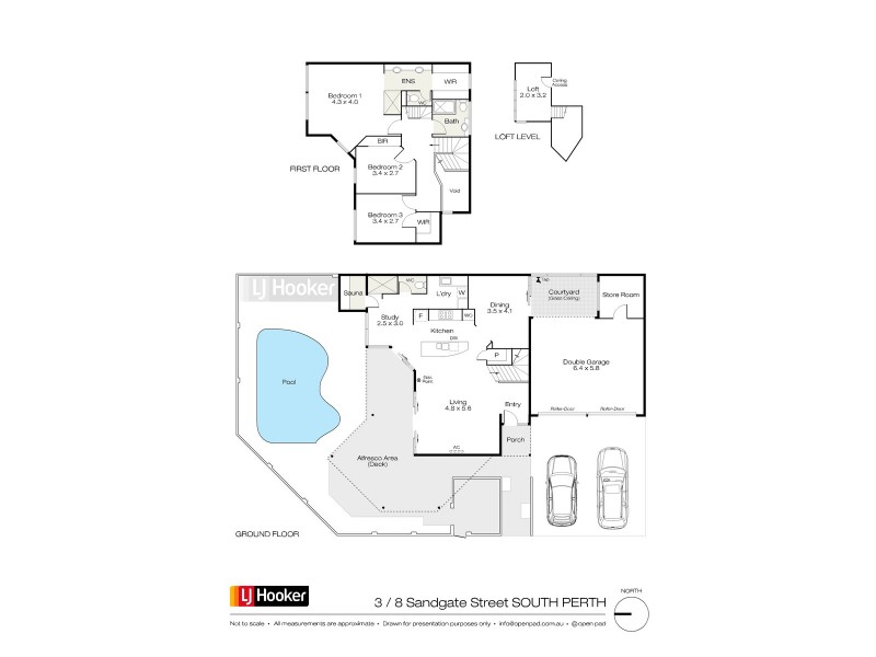 3/8 Sandgate Street, South Perth WA 6151 Floorplan