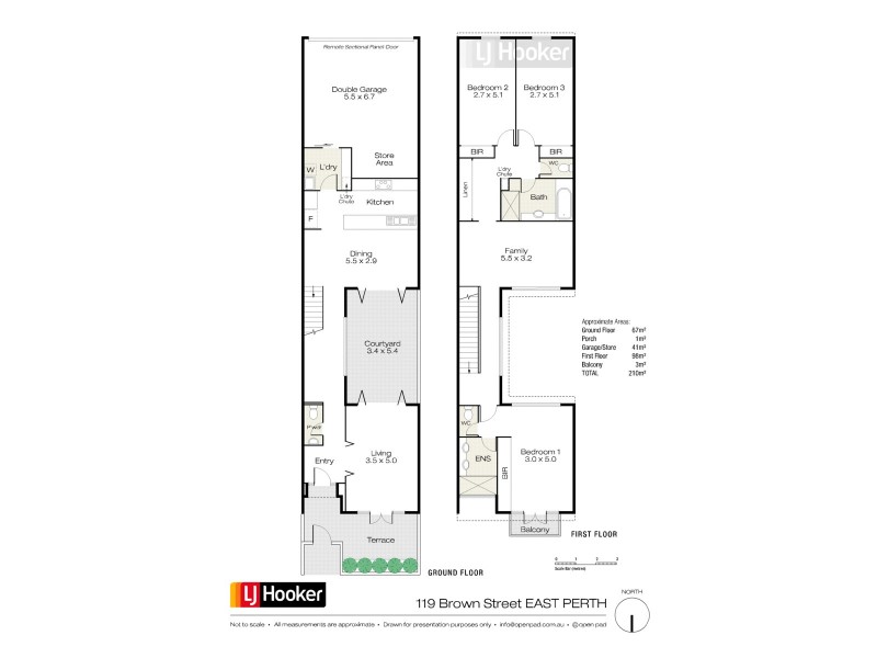 119 Brown Street, East Perth WA 6004 Floorplan