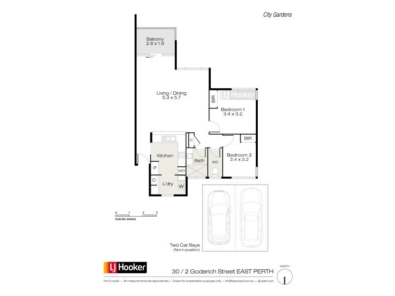 30/2 Goderich Street, East Perth WA 6004 Floorplan