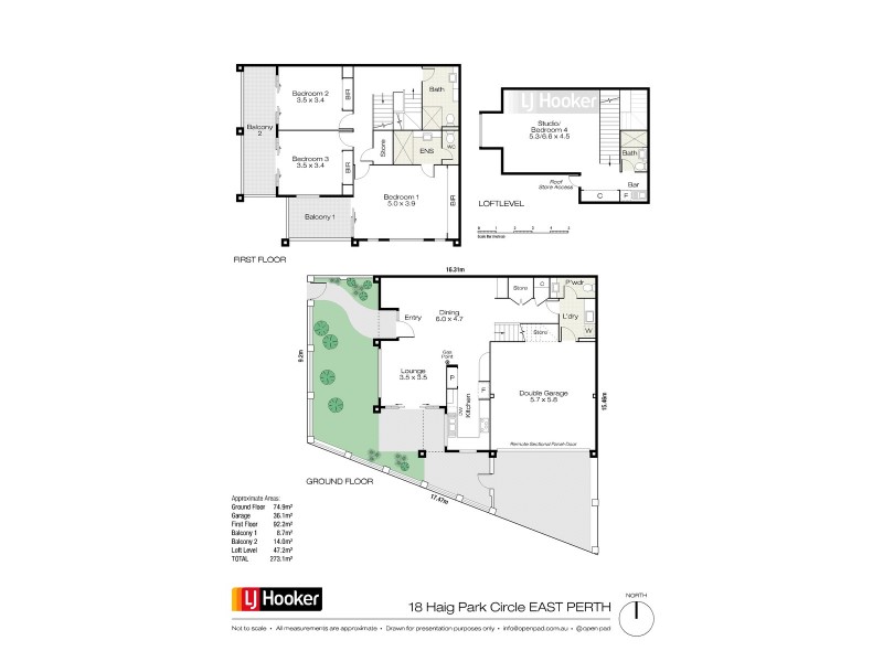 18 Haig Park Circle, East Perth WA 6004 Floorplan