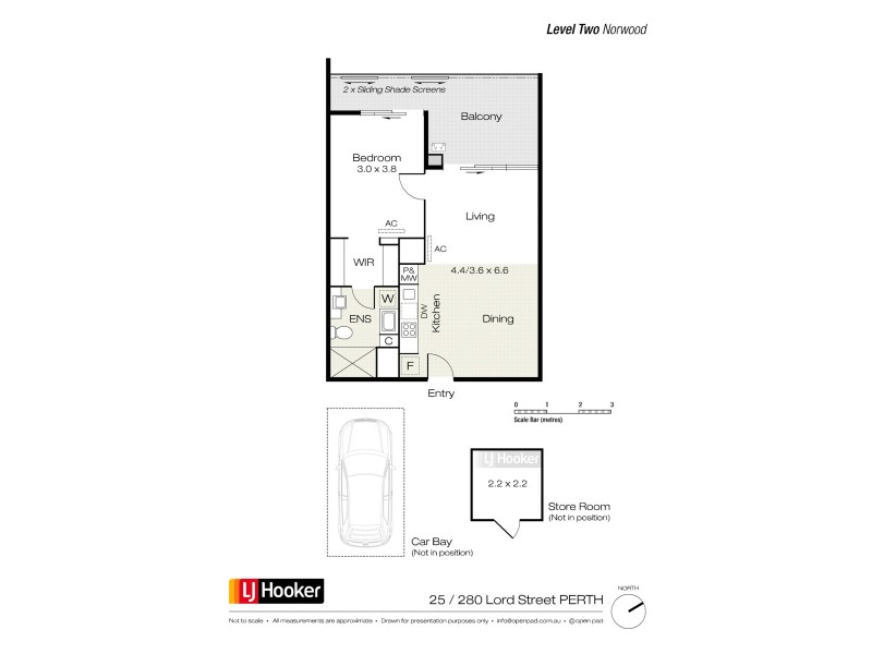 25/280 Lord Street, Perth WA 6000 Floorplan