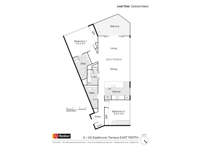 6/26 Eastbrook Terrace, East Perth WA 6004 Floorplan