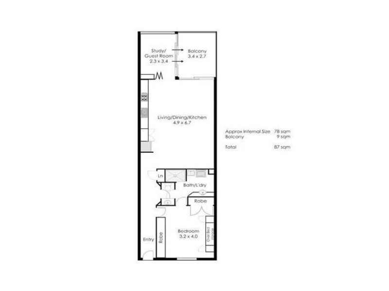 22/170 Adelaide Terrace, East Perth WA 6004 Floorplan