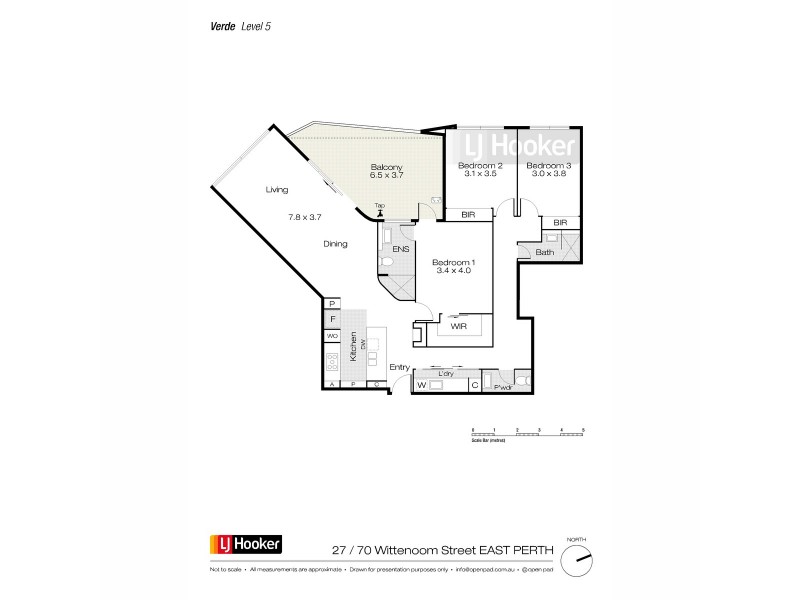 27/70 Wittenoom Street, East Perth WA 6004 Floorplan