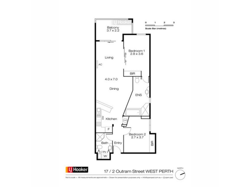 17/2 Outram Street, West Perth WA 6005 Floorplan