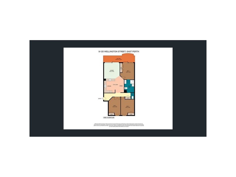 8/125 Wellington Street, East Perth WA 6004 Floorplan