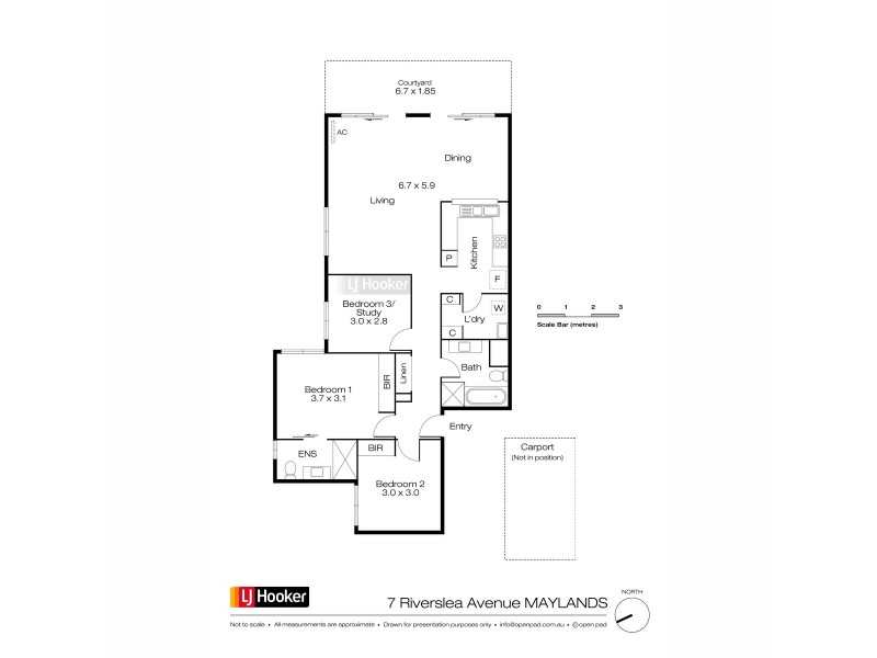 13/7 Riverslea Avenue, Maylands WA 6051 Floorplan