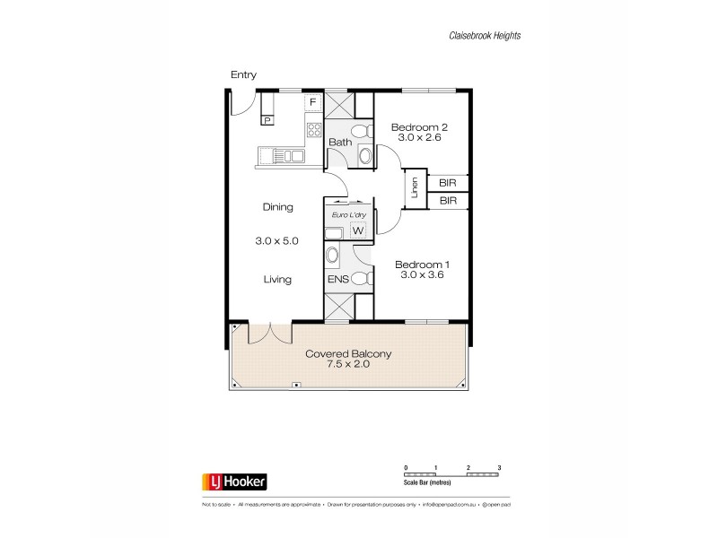 36/22 Nile Street, East Perth WA 6004 Floorplan