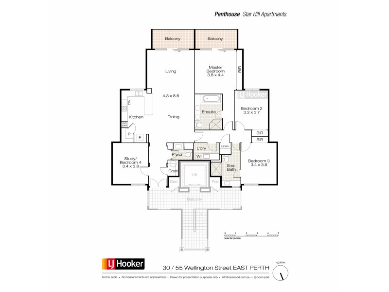 30/55 Wellington Street, East Perth WA 6004 Floorplan
