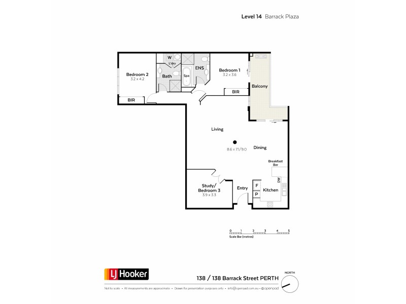 138/138 Barrack Street, Perth WA 6000 Floorplan