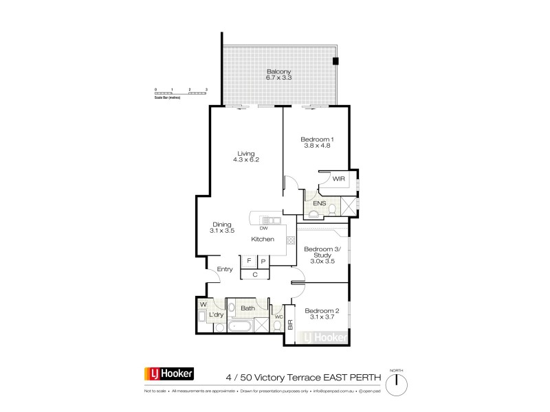 4/50 Victory Terrace, East Perth WA 6004 Floorplan