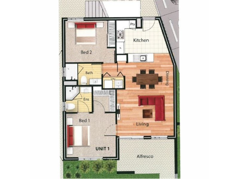 7/4 Whiteside Street, Cloverdale WA 6105 Floorplan