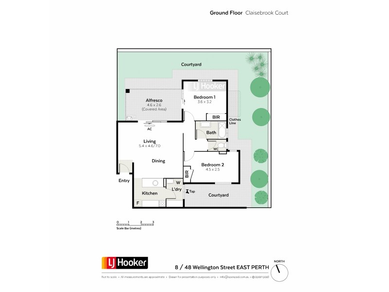 8/48 Wellington Street, East Perth WA 6004 Floorplan