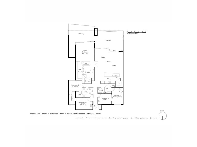 13/22 Brown Street, East Perth WA 6004 Floorplan