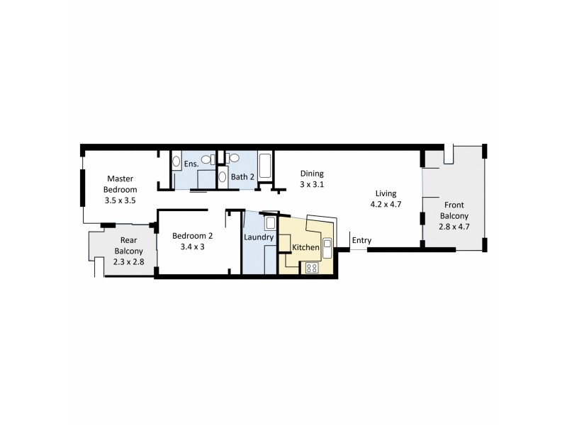 7/39 Brown Street, East Perth WA 6004 Floorplan