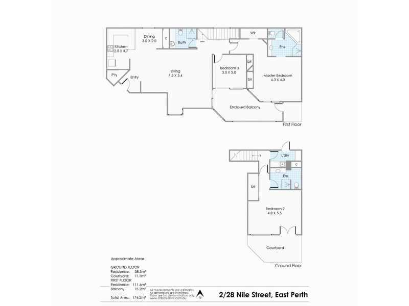 2/28 Nile Street, East Perth WA 6004 Floorplan