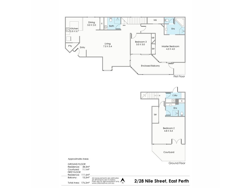 2/28 Nile Street, East Perth WA 6004 Floorplan