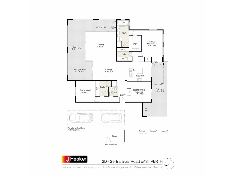 2D/29 Trafalgar Road, East Perth WA 6004 Floorplan