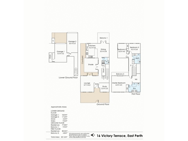 16 Victory Terrace, East Perth WA 6004 Floorplan