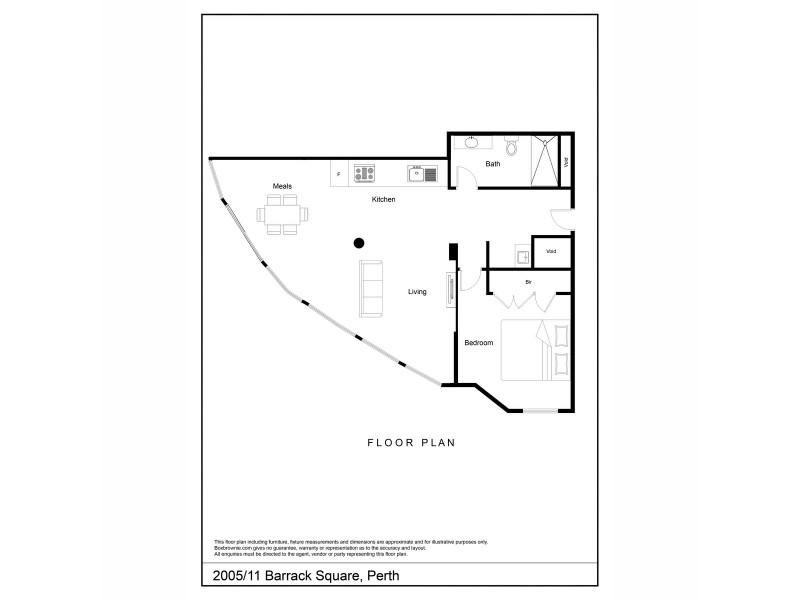 2005/11 Barrack Square, Perth WA 6000 Floorplan