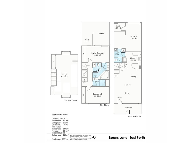 18 Boans Lane, East Perth WA 6004 Floorplan