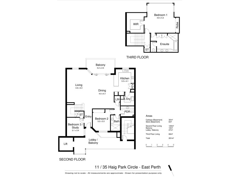 11/35 Haig Park Circle, East Perth WA 6004 Floorplan