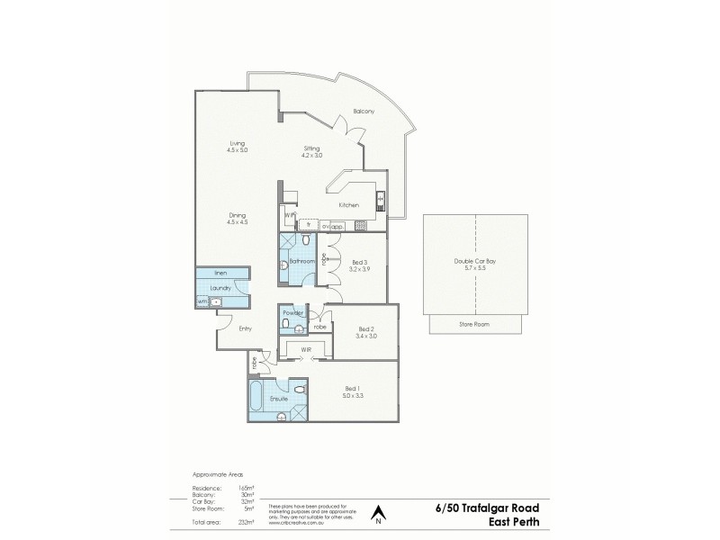 6/50 Trafalgar Road, East Perth WA 6004 Floorplan