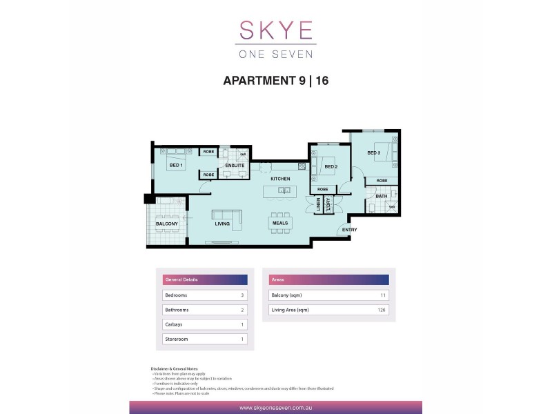 9/17 Wickham Street, East Perth WA 6004 Floorplan