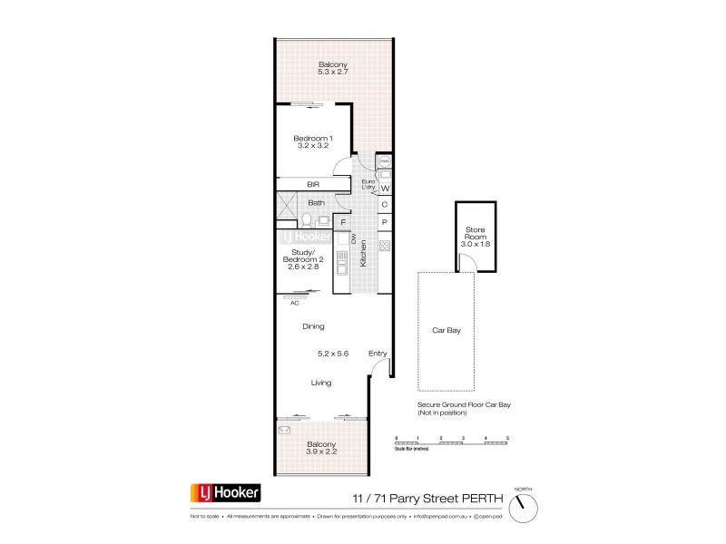 11/71 Parry Street, Perth WA 6000 Floorplan