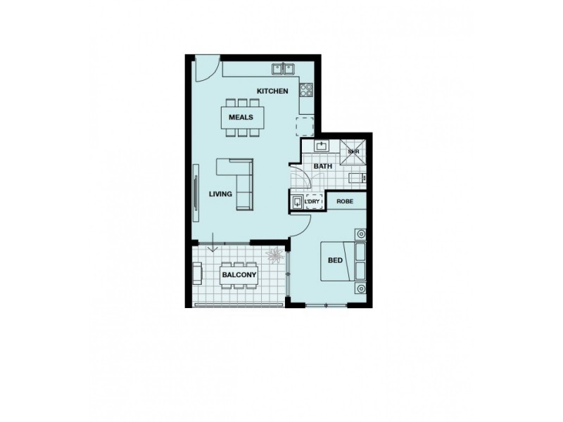 18/17 Wickham Street, East Perth WA 6004 Floorplan