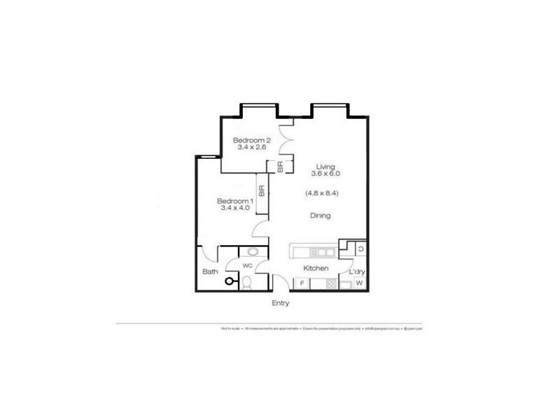 46/11 Regal Place, East Perth WA 6004 Floorplan