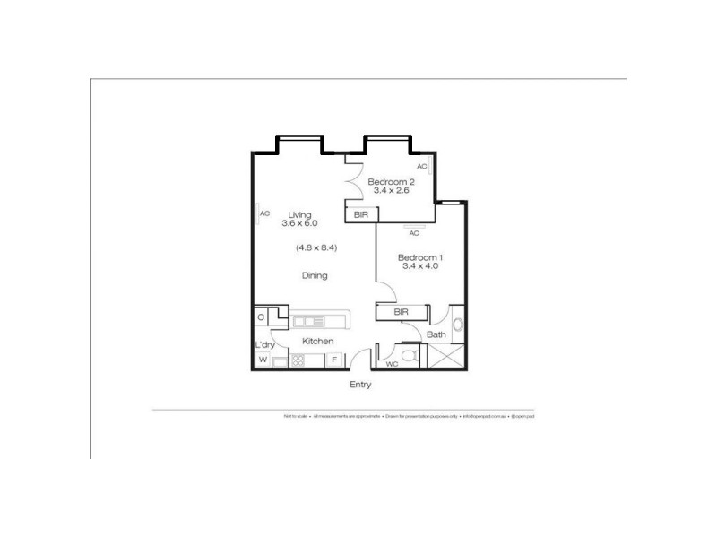 44/11 Regal Place, East Perth WA 6004 Floorplan