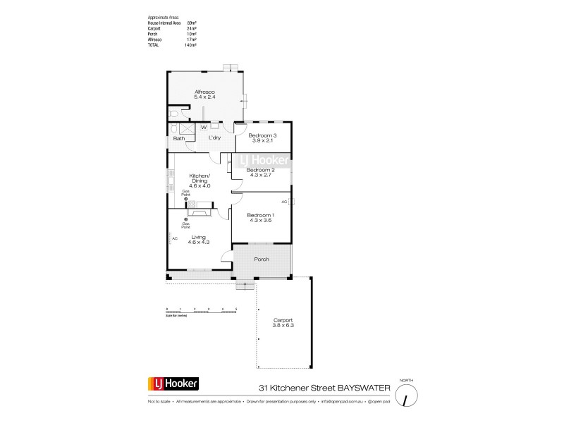31 Kitchener Avenue, Bayswater WA 6053 Floorplan