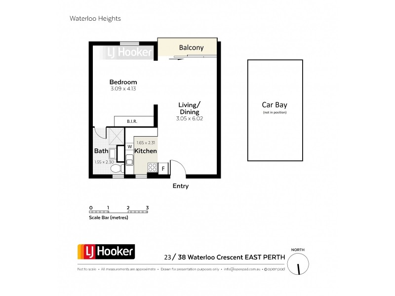 23/38-42 Waterloo Crescent, East Perth WA 6004 Floorplan