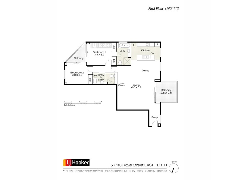 5/113 Royal Street, East Perth WA 6004 Floorplan