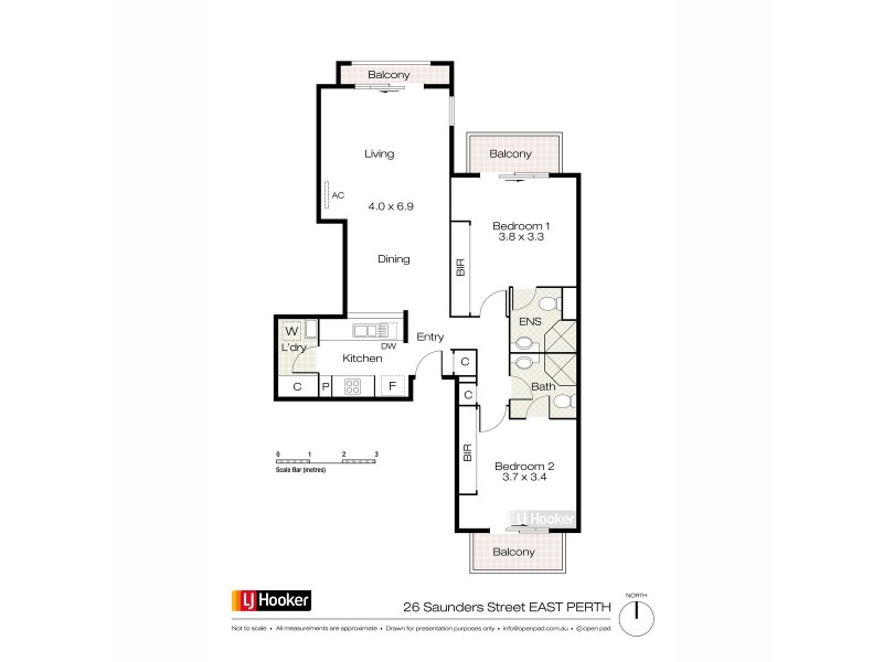 7/26 Saunders Street, East Perth WA 6004 Floorplan