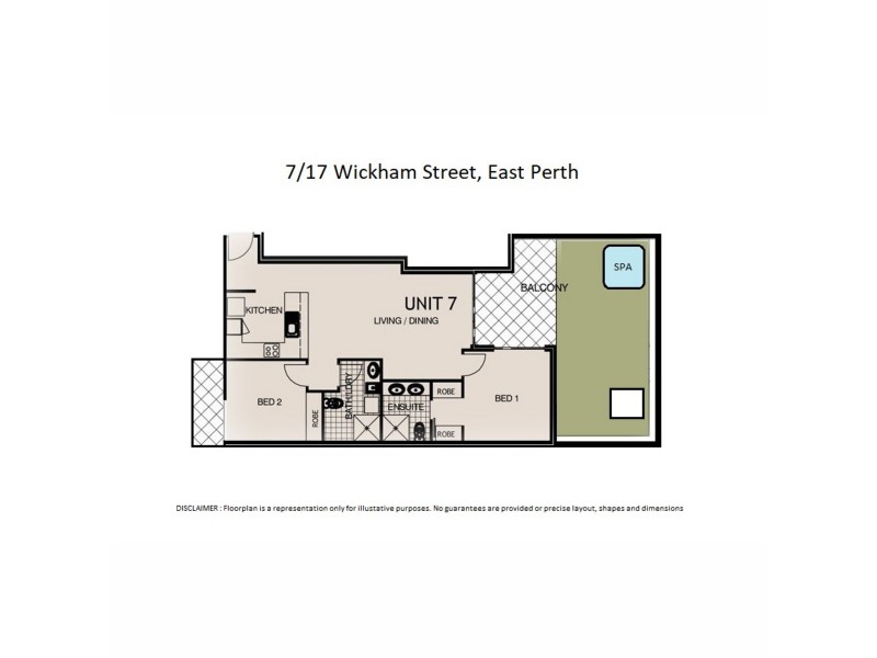 7/17 Wickham Street, East Perth WA 6004 Floorplan