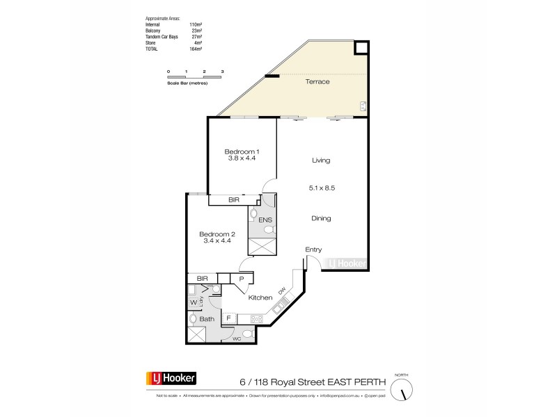 6/118 Royal Street, East Perth WA 6004 Floorplan