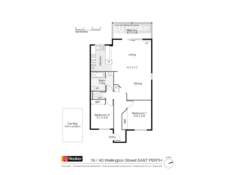19/40 Wellington Street, East Perth WA 6004 Floorplan