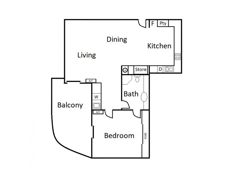 50/76 Newcastle Street, Perth WA 6000 Floorplan