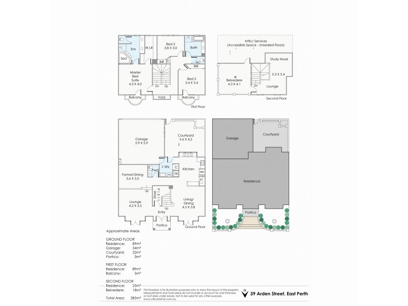 39 Arden Street, East Perth WA 6004 Floorplan