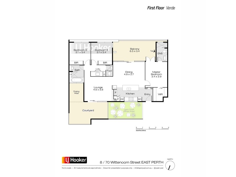 8/70 Wittenoom Street, East Perth WA 6004 Floorplan
