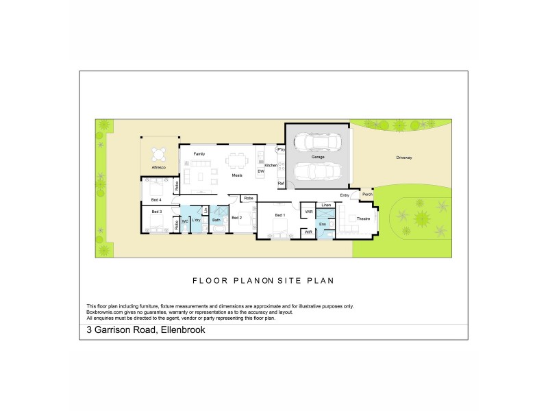 3 Garrison Road, Ellenbrook WA 6069 Floorplan