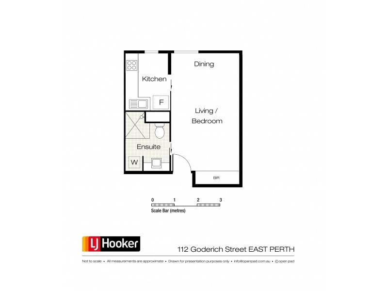 808/112 Goderich Street, East Perth WA 6004 Floorplan