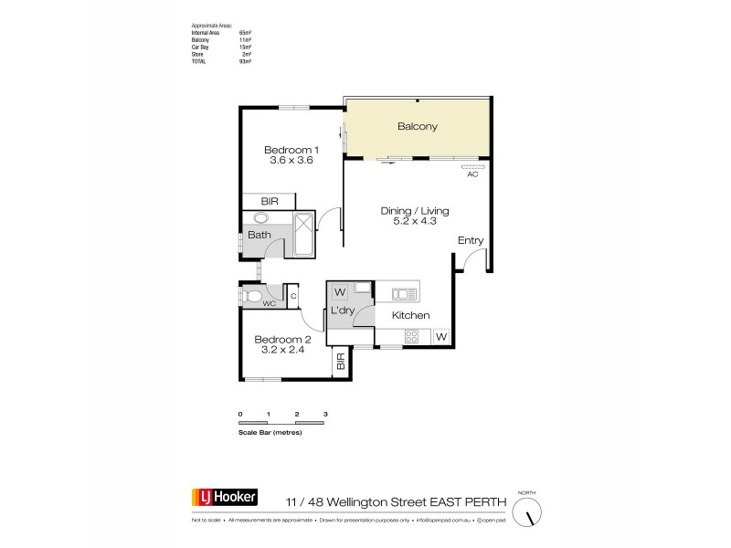 11/48 Wellington Street, East Perth WA 6004 Floorplan