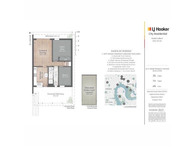 22/17 Mount Prospect Crescent, Maylands WA 6051 Floorplan