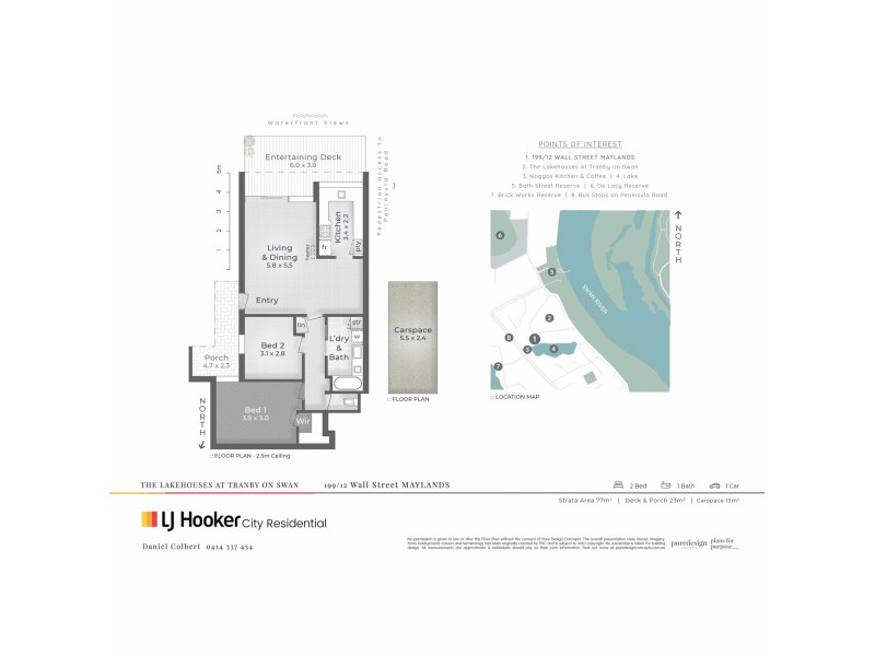 199/12 Wall Street, Maylands WA 6051 Floorplan