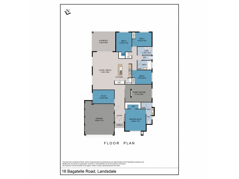 16 Bagatelle Road, Landsdale WA 6065 Floorplan
